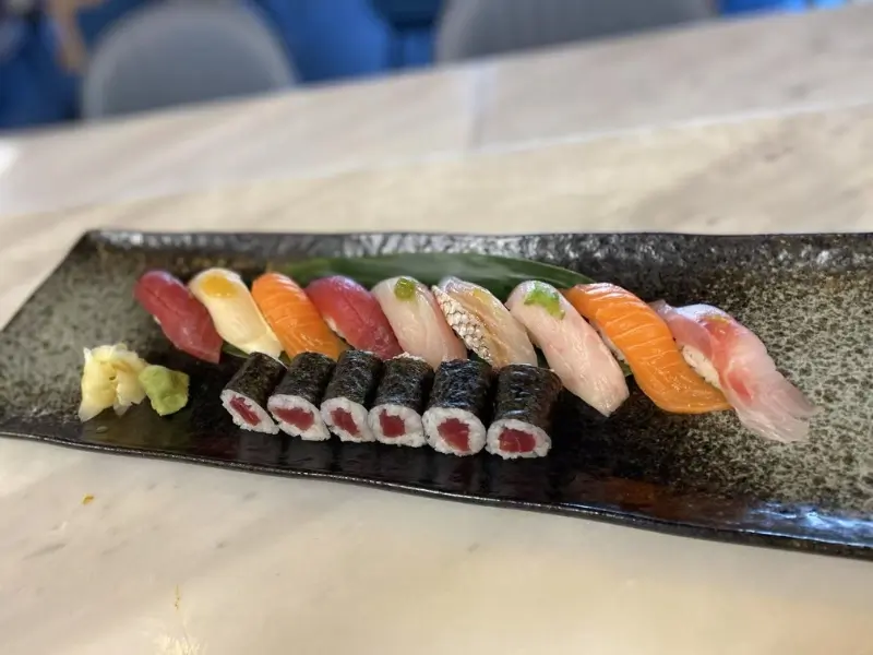 Uncle-Chen-Asian-Food-Asian-restaurant-Sushi-platter-&-Tuna-Roll-Winchester Sushi platter & Tuna Roll at Uncle Chen Asian Food, a Asian restaurant in Winchester