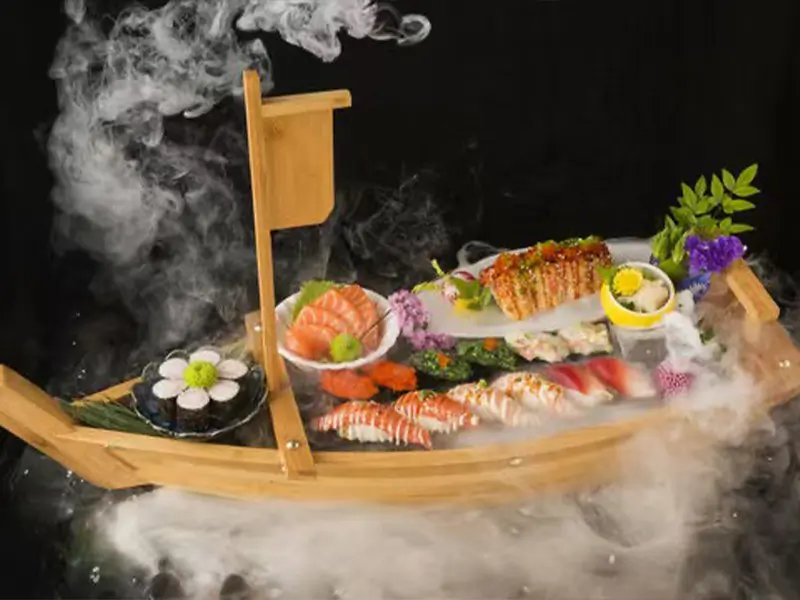 Sushi Boat at Uncle Chen Asian Food, a Asian restaurant in Winchester